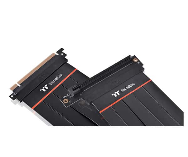 Thermaltake ThermalTake Premium PCI-E 4.0 Extender 300mm with 90 degree adapter, Thermoplastic, PCB EM-888, Polyethylene(PE), Copper Alloy, Aluminum foil Mylar, Black | AC-058-CO1OTN-C2 - thumbnail 7