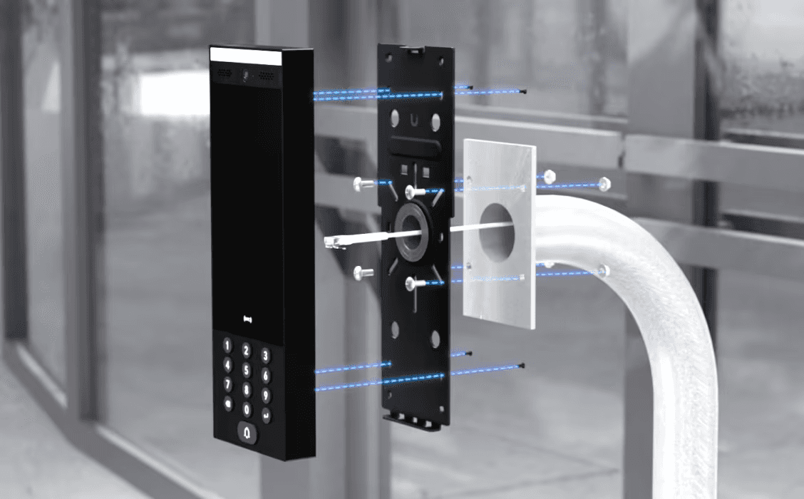 Ubiquiti Unifi UA-Intercom Indoor/outdoor Intercom Terminal, Managing Residential & Commercial Building Entry Requests - thumbnail 4