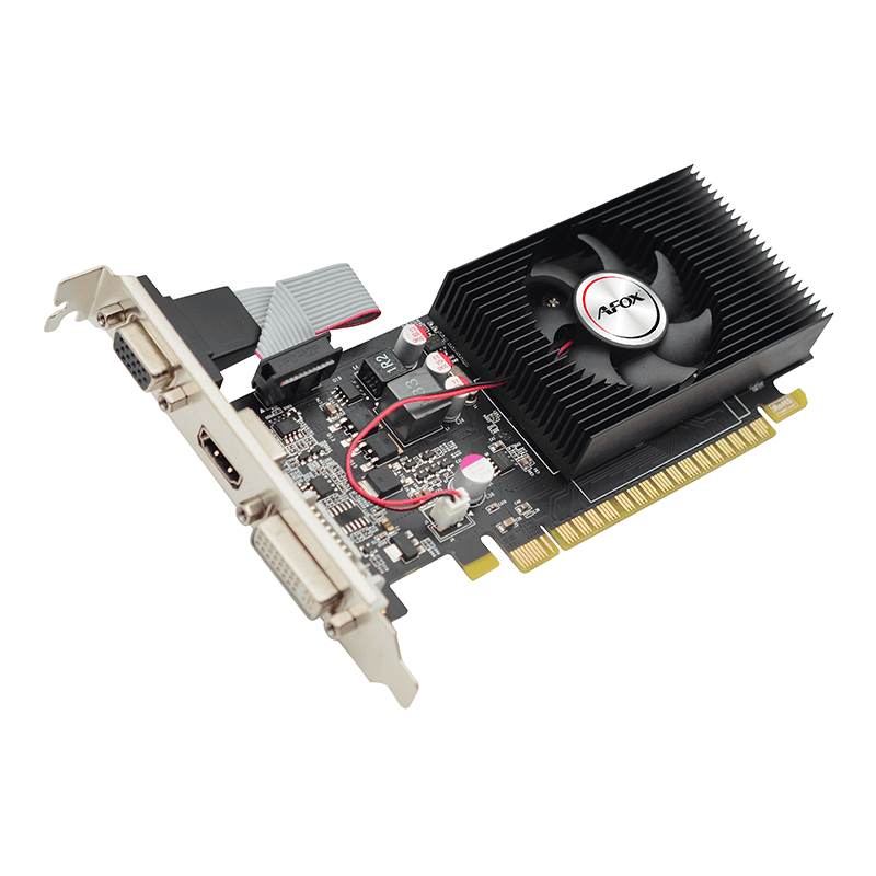 AFOX AFOX NVIDIA GeForce GT 730 GDDR3 4GB (128Bit) Graphic card, Low Profile PCI-E Gen 2.0, 1333MHz | AF730-4096D3L5(DDR3) - thumbnail 4