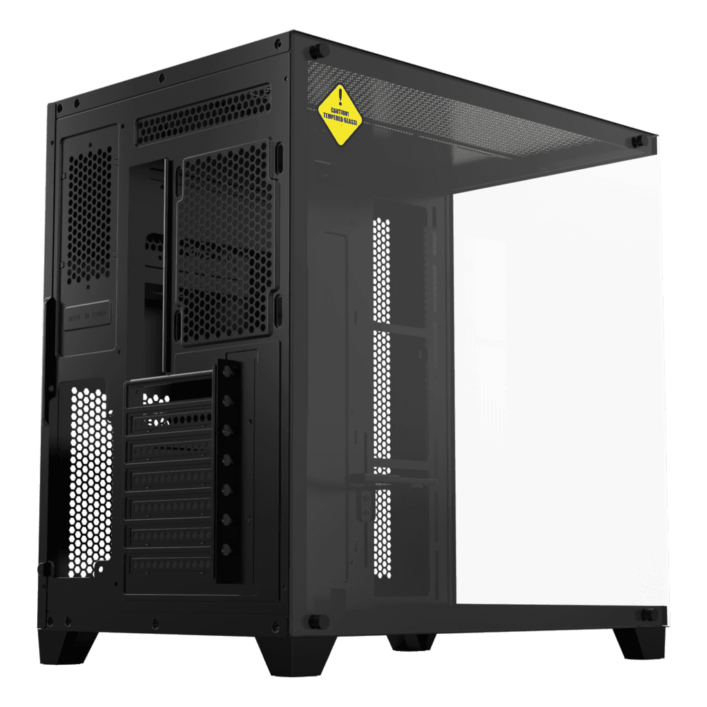 Other ACEGEEK Mercury R425 Mid-Tower Case, Transparent Tempered Glass, 7x Fans supports, Motherboard Supports Upto ATX, Graphic Card Supports Upto 410mm, 425x280x420mm, Black | AG-MERCURY-R425-PRO-BK - thumbnail 6