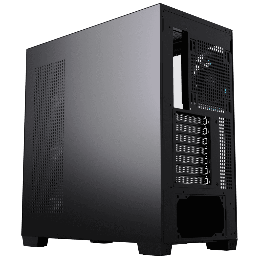 Acegeek Nebula Black ATX Gaming Case, 5x RGB Pre-built Fans, Motherboard upto ATX, Radiator Upto 360mm, Tempered Glass, Black | AG-NEBULA-PRO-BK thumbnail 8
