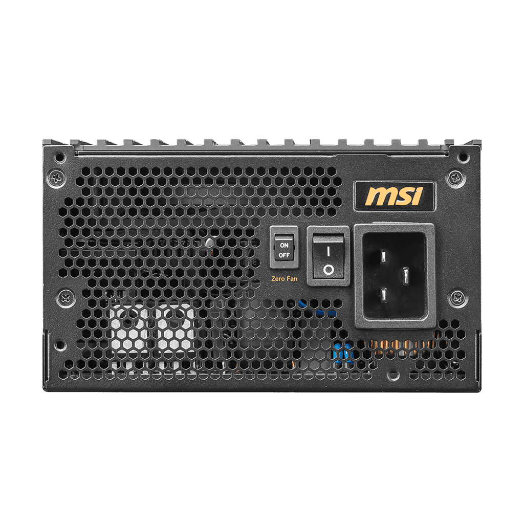 MSI MSI - MEG Ai1600T PCIE5 80+ TITANIUM Full Modular Gaming ATX 3.1 Power Supply (PSU), Dual 12V-2x6 Cable, 5080 5090 ATX 3.1 & PCIE 5.1 Ready, Braided Cable, 1600W Power Supply| 306-7ZPEX18-CEO - thumbnail 4
