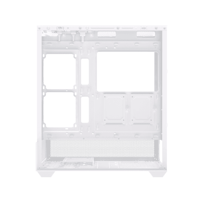 XIGMATEK Xigmatek Alphard Arctic E-ATX ARGB Case, Tempered Glass, 9x Fans Supports, MoBo Upto E-ATX, GPU Upto 410mm, Cooler Upto 360mm, White | EN43802 - thumbnail 4