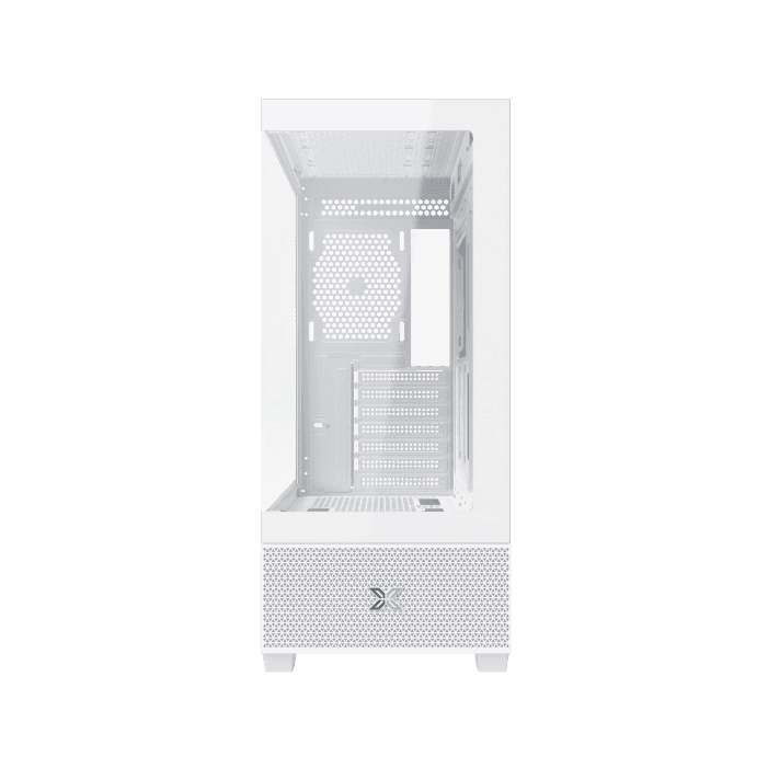 XIGMATEK Xigmatek Alphard Arctic E-ATX ARGB Case, Tempered Glass, 9x Fans Supports, MoBo Upto E-ATX, GPU Upto 410mm, Cooler Upto 360mm, White | EN43802 - thumbnail 8