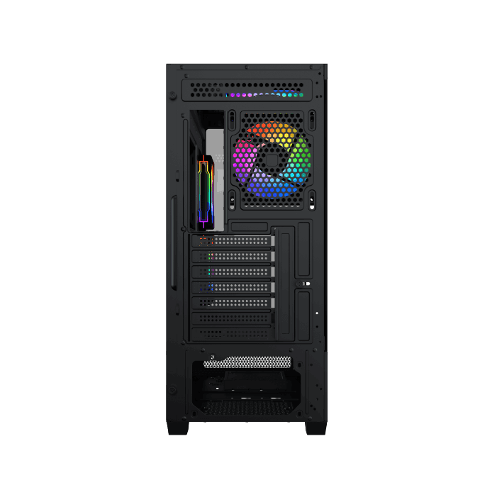 XIGMATEK Xigmatek Alphard E-ATX ARGB Case, Tempered Glass, 9x Fans Supports, MoBo Upto E-ATX, GPU Upto 410mm, Cooler Upto 360mm, Black | EN43802 - thumbnail 11