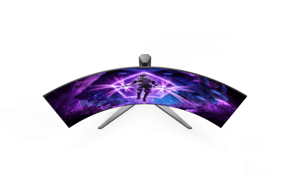 AOC AOC AGON PRO AG456UCZD OLED 44.5" Inch Monitor, 3440x1440 WQHD 2K, 240 Hz, 0.03 ms, HDR 10, 800R, FreeSync Premium G-Sync Compatible, USB-C 3.2 x 1 (DP alt mode, upstream, power delivery up to 90 W) | AG456UCZD/89 - thumbnail 3