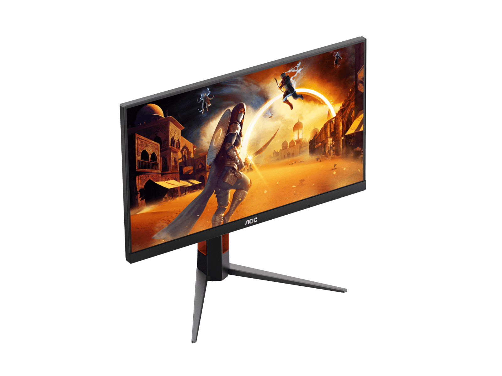 AOC AOC Q27G4 27" QHD Fast IPS 2K Gaming Monitor, 2560 ?? 1440 (QHD) Fast IPS, Adaptive-Sync Technology, 180Hz Refersh Rate, 0.5ms Response Time, DisplayHDR 400, 1.07Billion Colors with Delta E 2, HDMI / DisplayPort, Red & Black | Q27G4 - thumbnail 3