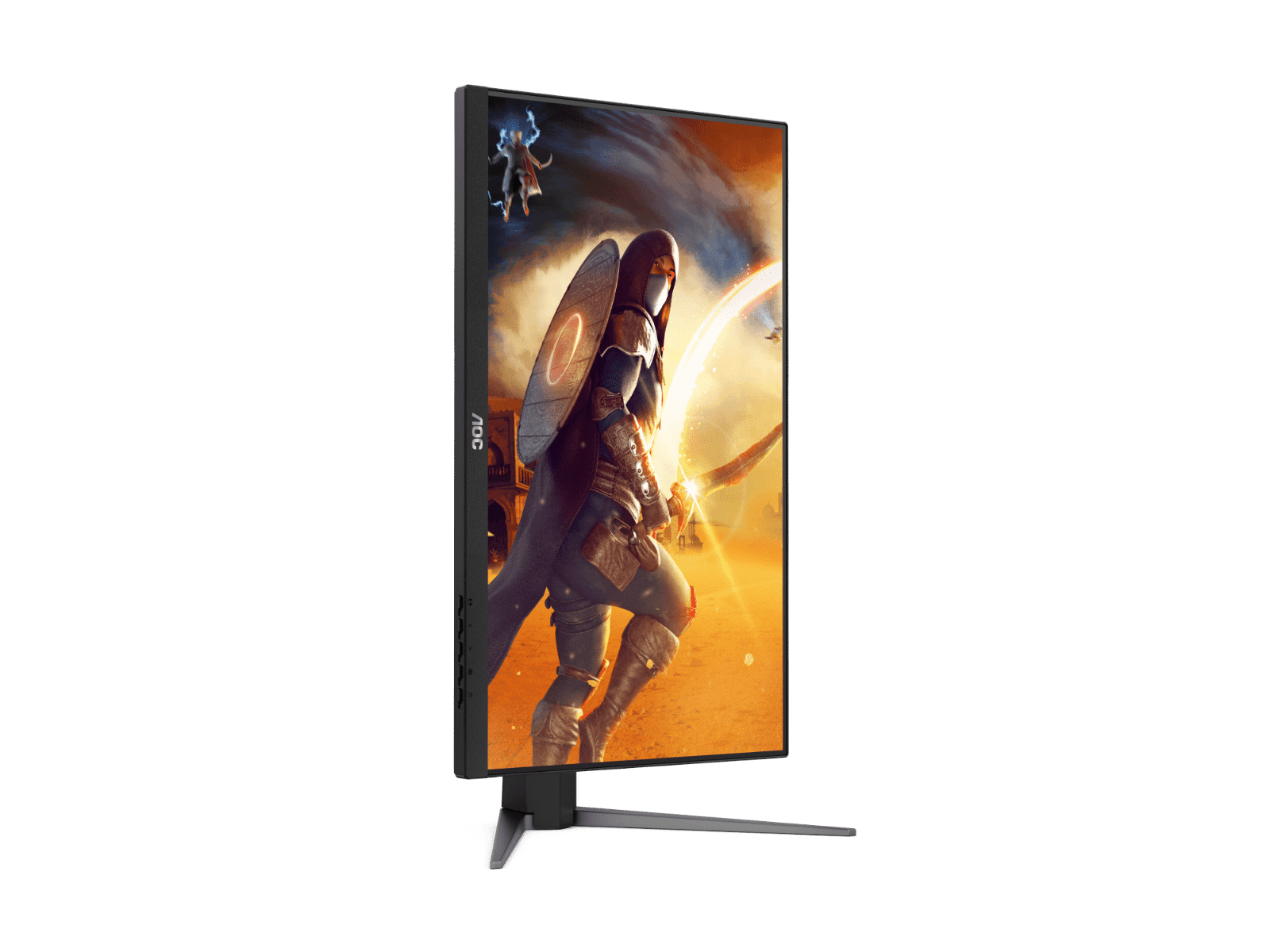 AOC AOC Q27G4 27" QHD Fast IPS 2K Gaming Monitor, 2560 ?? 1440 (QHD) Fast IPS, Adaptive-Sync Technology, 180Hz Refersh Rate, 0.5ms Response Time, DisplayHDR 400, 1.07Billion Colors with Delta E 2, HDMI / DisplayPort, Red & Black | Q27G4 - thumbnail 4