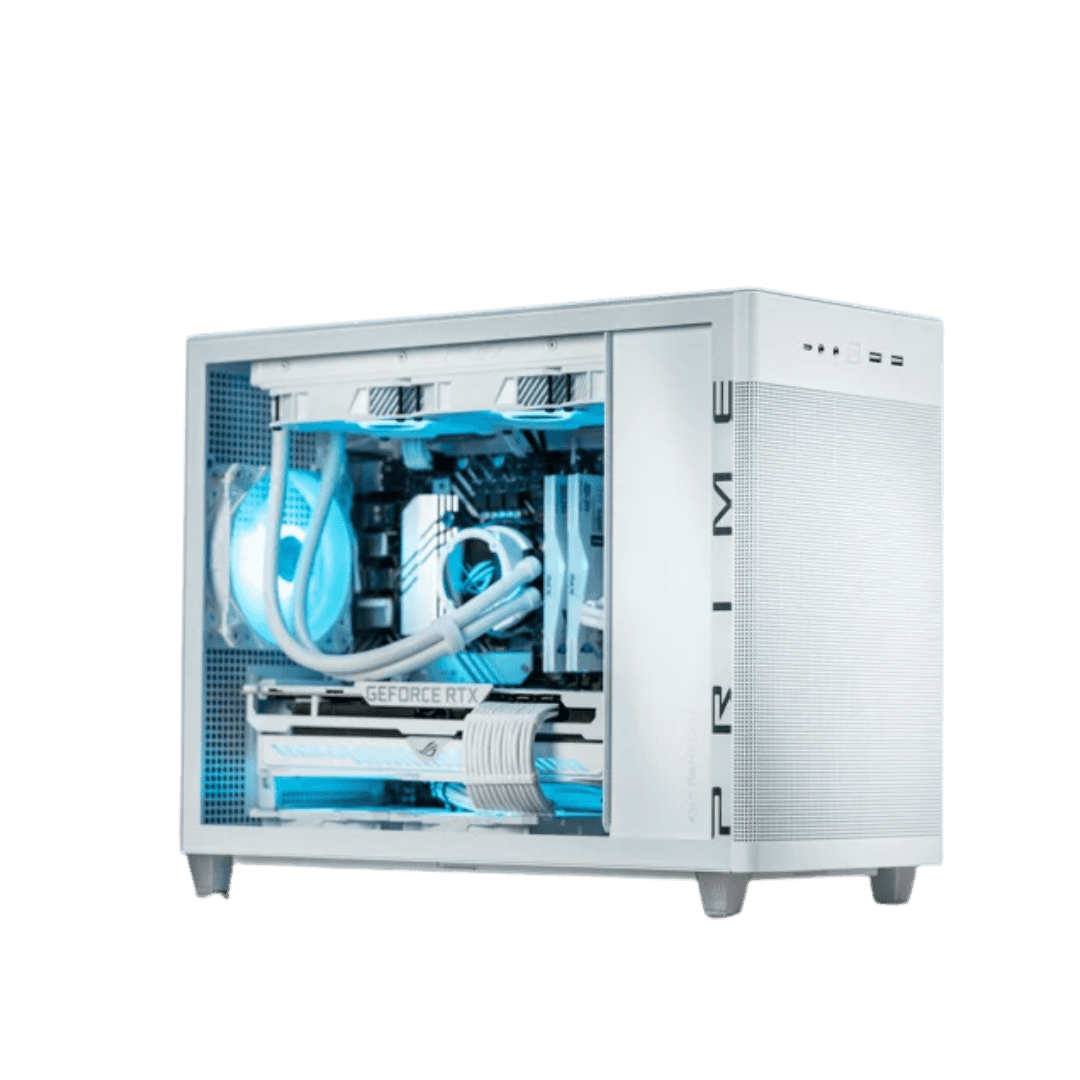 Asus High-Performance 14th Gen Gaming PC: Intel i7-14700F + ASUS DUAL RTX 5060 Ti OC, 64GB DDR5, 2TB NVMe, Liquid Cooled - thumbnail 1