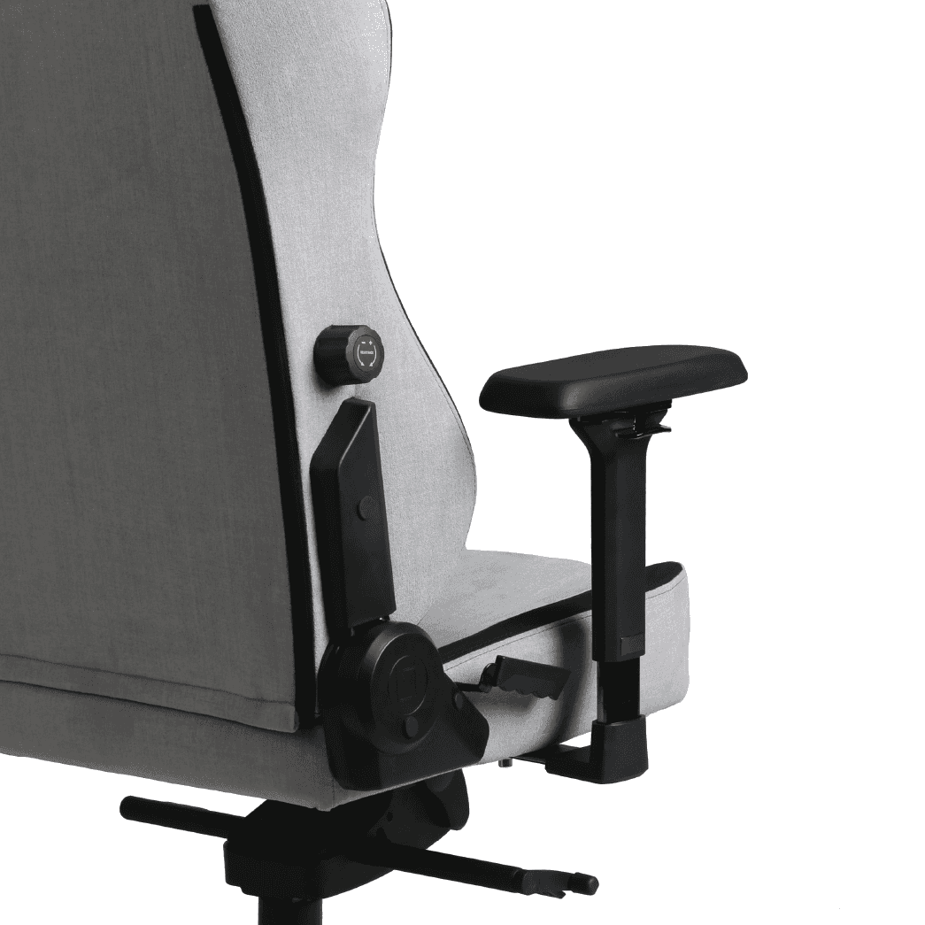 NAVO NAVO APEX Premium Ergonomic Soft Fabric Gaming Chair, Memory Foam Pillows, Magnetic Headrest & Integrated Lumbar Support | Carbon White - thumbnail 3