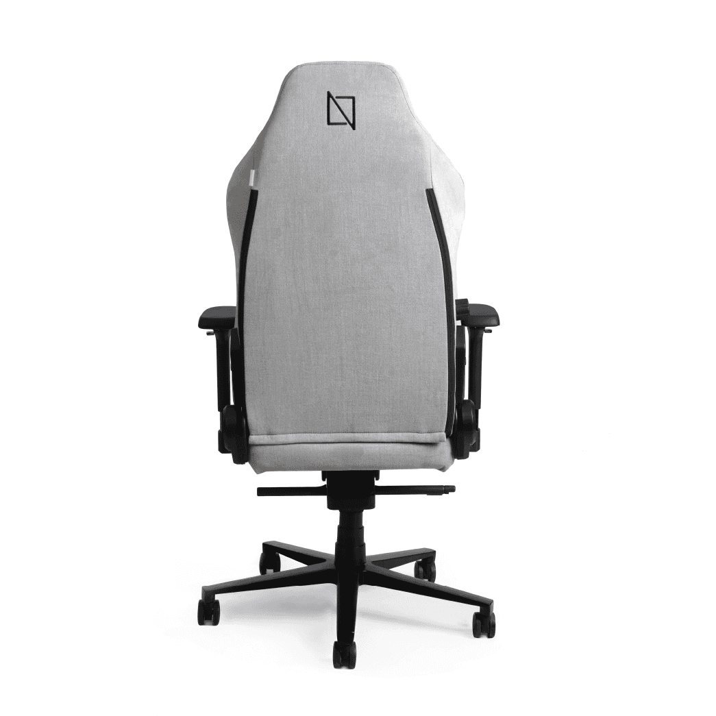 NAVO NAVO APEX Premium Ergonomic Soft Fabric Gaming Chair, Memory Foam Pillows, Magnetic Headrest & Integrated Lumbar Support | Carbon White - thumbnail 2