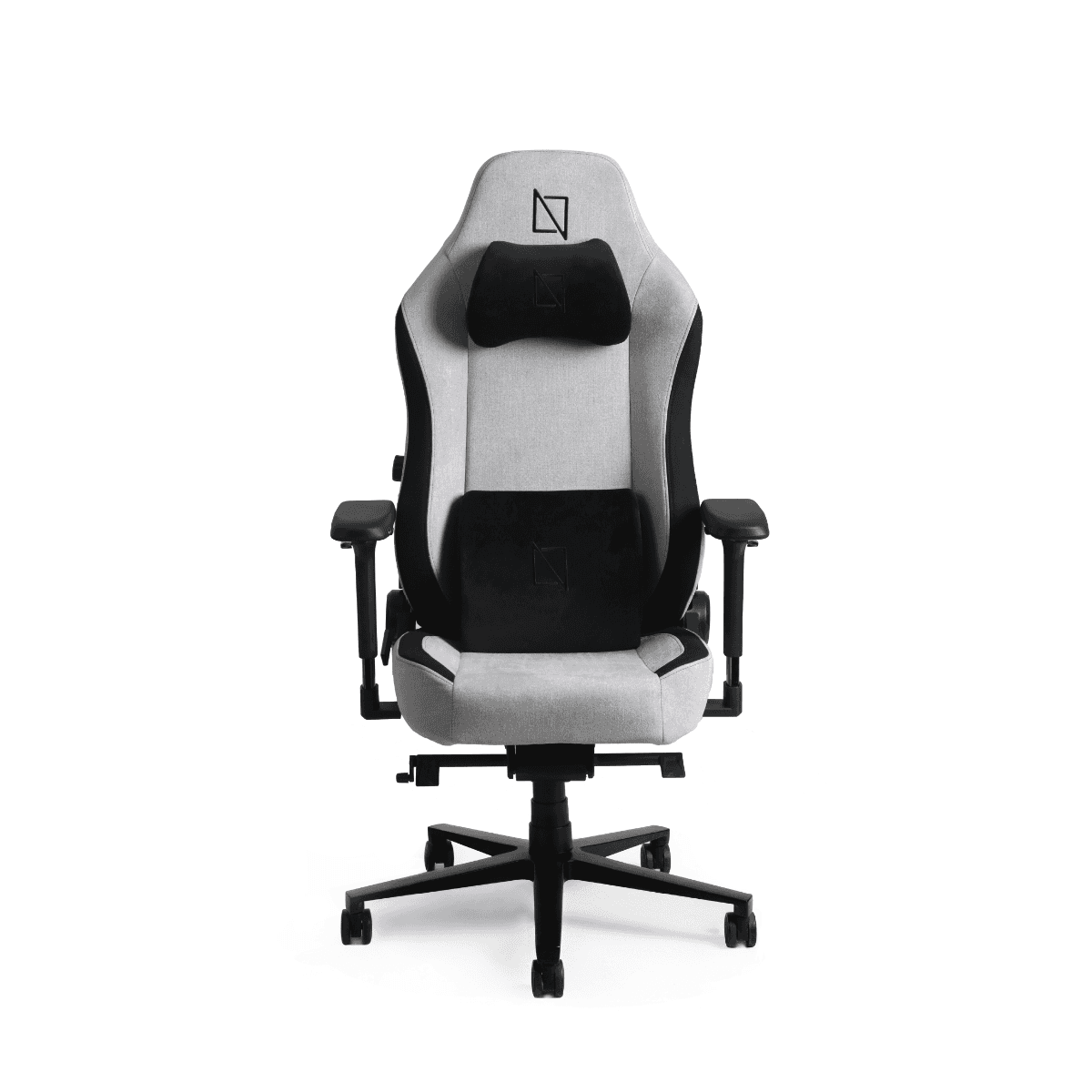 NAVO NAVO APEX Premium Ergonomic Soft Fabric Gaming Chair, Memory Foam Pillows, Magnetic Headrest & Integrated Lumbar Support | Carbon White - thumbnail 1