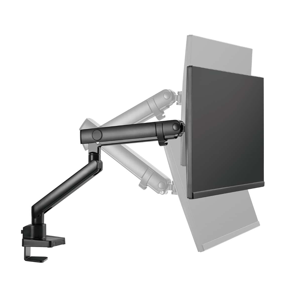 Silverstone SilverStone ARM13 Single Monitor Arm w/ Mechanical Spring Design & Versatile Adjustability, For Monitors Up To 32" Size & 9kg, VESA Mounting Interface, 100mm x 100mm Mounting Hole, Black | SST-ARM13 - thumbnail 1
