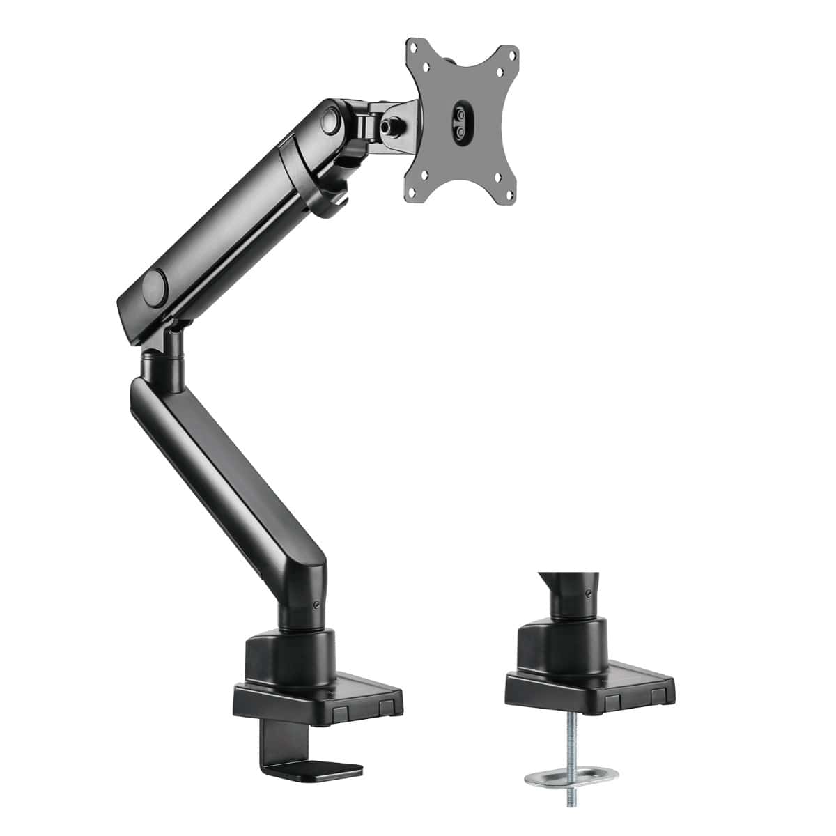 Silverstone SilverStone ARM13 Single Monitor Arm w/ Mechanical Spring Design & Versatile Adjustability, For Monitors Up To 32" Size & 9kg, VESA Mounting Interface, 100mm x 100mm Mounting Hole, Black | SST-ARM13 - thumbnail 7