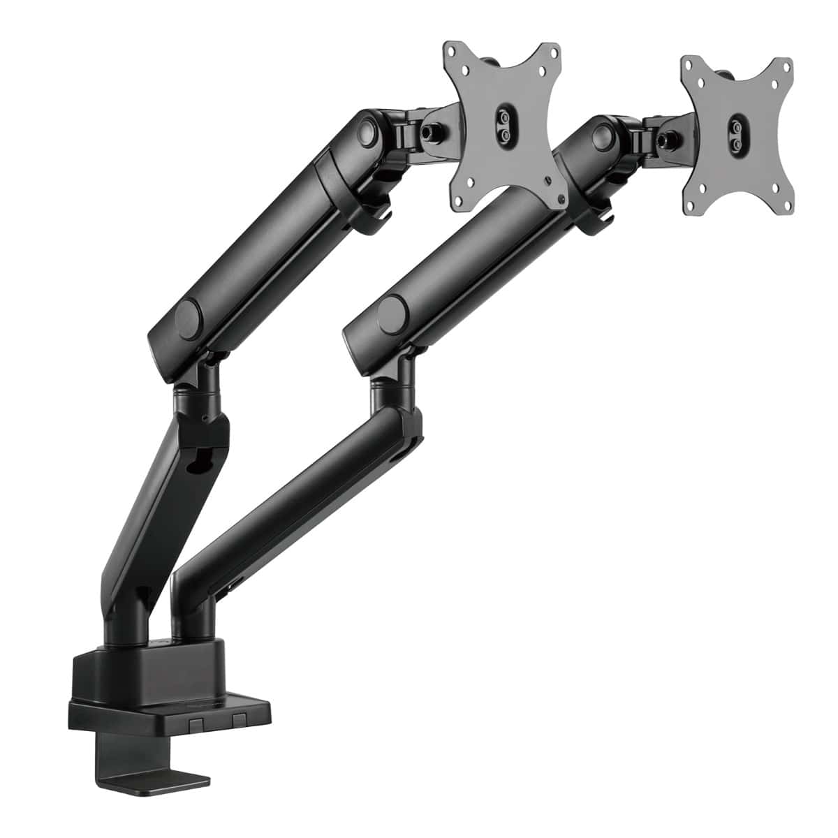 SilverStone ARM25 Dual Monitor Arm w/ Mechanical Spring Design Versatile Adjustability, Monitors Up To 32" Size 9kg Weight, VESA Mounting Interface Standard, 100mm Mounting Hole, Black SST-ARM25 thumbnail 7