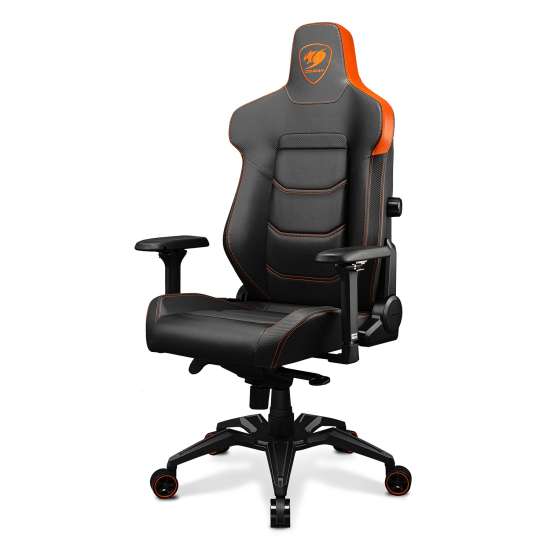 Cougar COUGAR ARMOR EVO Gaming Chair, Magnetic neck pillow memory foam, Breathable PVC leather, Full steel frame for sturdy support, 4D adjustable armrest, 5-star base and extra-size wheels, Support up to 160kg, Black | 3MEVOORB.0001 - thumbnail 6
