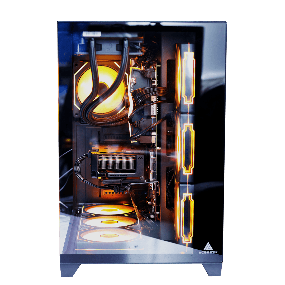 Nanotech Mercury Gaming PC - Ryzen 7 7800X3D, RTX 4060 8GB, 64GB (2x32) DDR5 4800Mhz RAM, 750W PSU, B760 Motherboard, W11 Pro - thumbnail 5