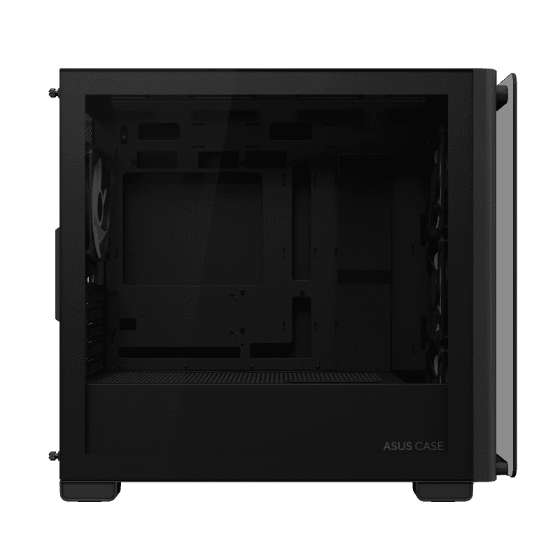 Asus ASUS A23 PLUS micro-ATX case, Support Hidden-connector Motherboards, Standoff-mounted tempered-glass front panel, supports up to 360 mm Cooler, Black | 90DC00K0-B19010 - thumbnail 7