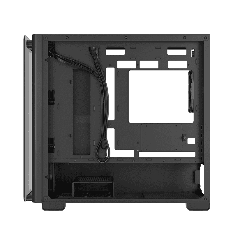 ASUS A23 PLUS micro-ATX case, Support Hidden-connector Motherboards, Standoff-mounted tempered-glass front panel, supports up to 360 mm Cooler, Black | 90DC00K0-B19010 thumbnail 8