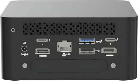 Asus ASUS NUC12WSHi7 NUC 12 Pro Barebone Kit, Intel Core i7-1260P, 2x Thunderbolt 4 (USB-C+DP), 4xUSB, M.2 22x80 NVMe, 22x42 SATA, 2.5'' SATA slot, 2,5Gbe LAN, 2xHDMI,  EU Cord | 90AB2WSH-MR8120 - thumbnail 4