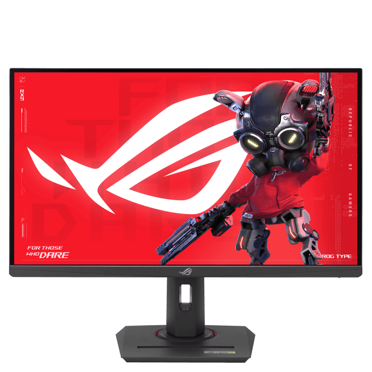 Asus ASUS ROG Strix XG27ACG USB Type-C Gaming Monitor, 27-inch 2560x1440, 180Hz, 1ms (GTG), Fast IPS, Extreme Low Motion Blur Sync, USB Type-C, G-Sync compatible (processing), DisplayWidget Center, tripod socket, HDR, Aura Sync | 90LM0A70-B01370 - thumbnail 1
