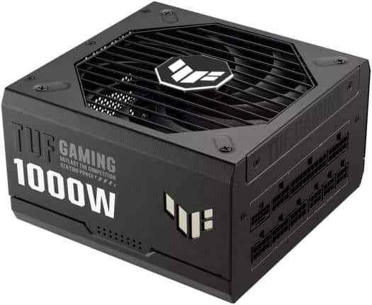 Asus ASUS TUF Gaming 1000W ATX Power Supply Unit, 80 Plus Gold Certification, Fully Modular, 135mm Fan, Dual Ball Fan Bearings,  ATX12V, 150 x 150 x 86 mm, Axial-tech Fan Design, Military-grade, Black | 90YE00S1-B0NA00 - thumbnail 9