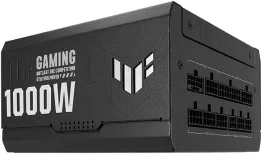 ASUS TUF Gaming 1000W ATX Power Supply Unit, 80 Plus Gold Certification, Fully Modular, 135mm Fan, Dual Ball Fan Bearings,  ATX12V, 150 x 150 x 86 mm, Axial-tech Fan Design, Military-grade, Black | 90YE00S1-B0NA00 thumbnail 4
