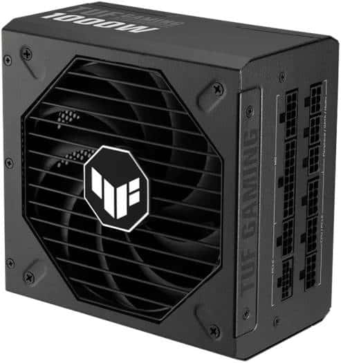 ASUS TUF Gaming 1000W ATX Power Supply Unit, 80 Plus Gold Certification, Fully Modular, 135mm Fan, Dual Ball Fan Bearings,  ATX12V, 150 x 150 x 86 mm, Axial-tech Fan Design, Military-grade, Black | 90YE00S1-B0NA00 thumbnail 8