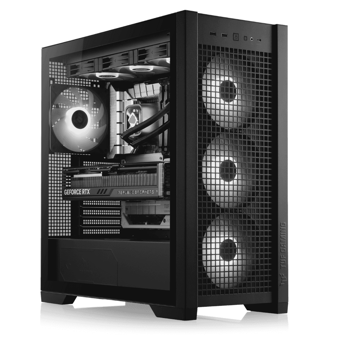 Asus ASUS Powered AMD Rendering Workstation - AMD Ryzen Threadripper 7970X, NVIDIA RTX 4090 24GB, 256GB DDR5 RAM 4800MHz, 2TB SSD Gen 4 990 PRO, 1600W, 360mm Liquid CPU Cooler??DESIGN??PC - thumbnail 3