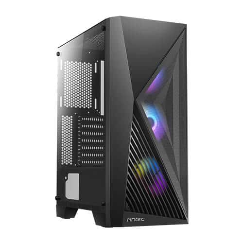 ANTEC  Antec AX Series Ax51 Mid-tower Black Color Gaming Case, 3x Pre Installed Fans, MOBO Upto ATX, Tempered Glass - thumbnail 4