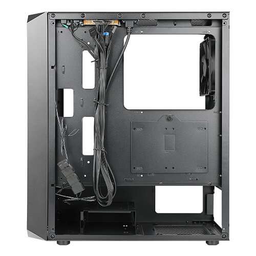 Intel ANTEC NX292 NX Series-Mid Tower Gaming Case, 3x Pre Installed 120mm Fans, Tempered glass, Steel + Plastic, Black | NX292 - thumbnail 5