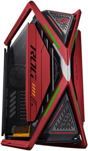 Asus ASUS ROG Hyperion EVA-02 Edition aRGB EATX Full Tower Chassis, Up to 420mm Radiator & 7x Fan Support, 4x Pre-Installed Fan, 4x USB 3.2Gen1, USB-C 3.2 Gen2, Red/Black | 90DC00F4-B39000 - thumbnail 2