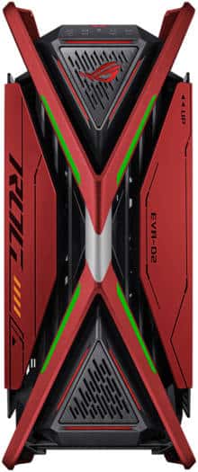 Asus ASUS ROG Hyperion EVA-02 Edition aRGB EATX Full Tower Chassis, Up to 420mm Radiator & 7x Fan Support, 4x Pre-Installed Fan, 4x USB 3.2Gen1, USB-C 3.2 Gen2, Red/Black | 90DC00F4-B39000 - thumbnail 6