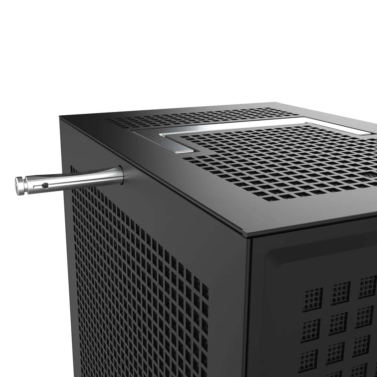 Hyte Revolt 3  Premium ITX Small Form Factor Case, Integrated handle, Upto 335mm GPU, Motherboard ITX, upto 280mm Cooler, Black | CS-HYTE-REVOLT3-B - thumbnail 2