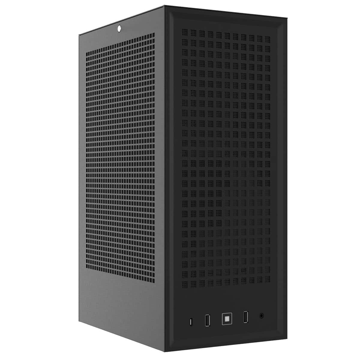 Hyte Revolt 3  Premium ITX Small Form Factor Case, Integrated handle, Upto 335mm GPU, Motherboard ITX, upto 280mm Cooler, Black | CS-HYTE-REVOLT3-B - thumbnail 1