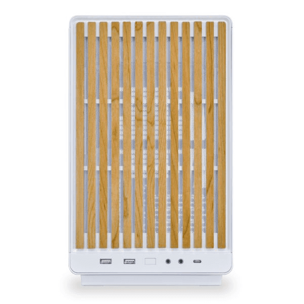 Lian Li A3-mATX Computer Case Wood Edition, 26.3L Micro Form Factor, Supports Up to 360mm Radiator, 10x 120mm Fan Support, Steel Mesh Side & Top Panels, White | G99.A3X-WD.00 thumbnail 3