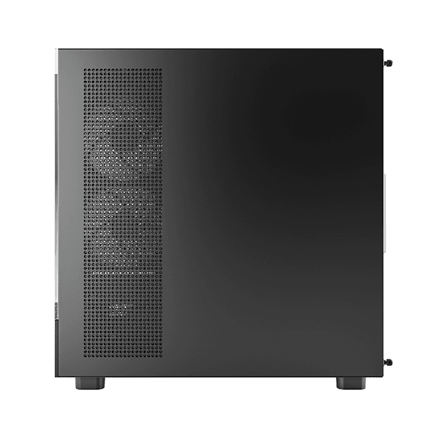 Montech MONTECH XR, ATX Mid-Tower PC Gaming Case, 3 x 120mm ARGB PWM Fans Pre-Installed, Full-View Dual Tempered Glass Panel, Wood-Grain Design I/O Interface, Support 4090 GPUs, 360mm Radiator Support, Black-MONTEC CASE - thumbnail 4