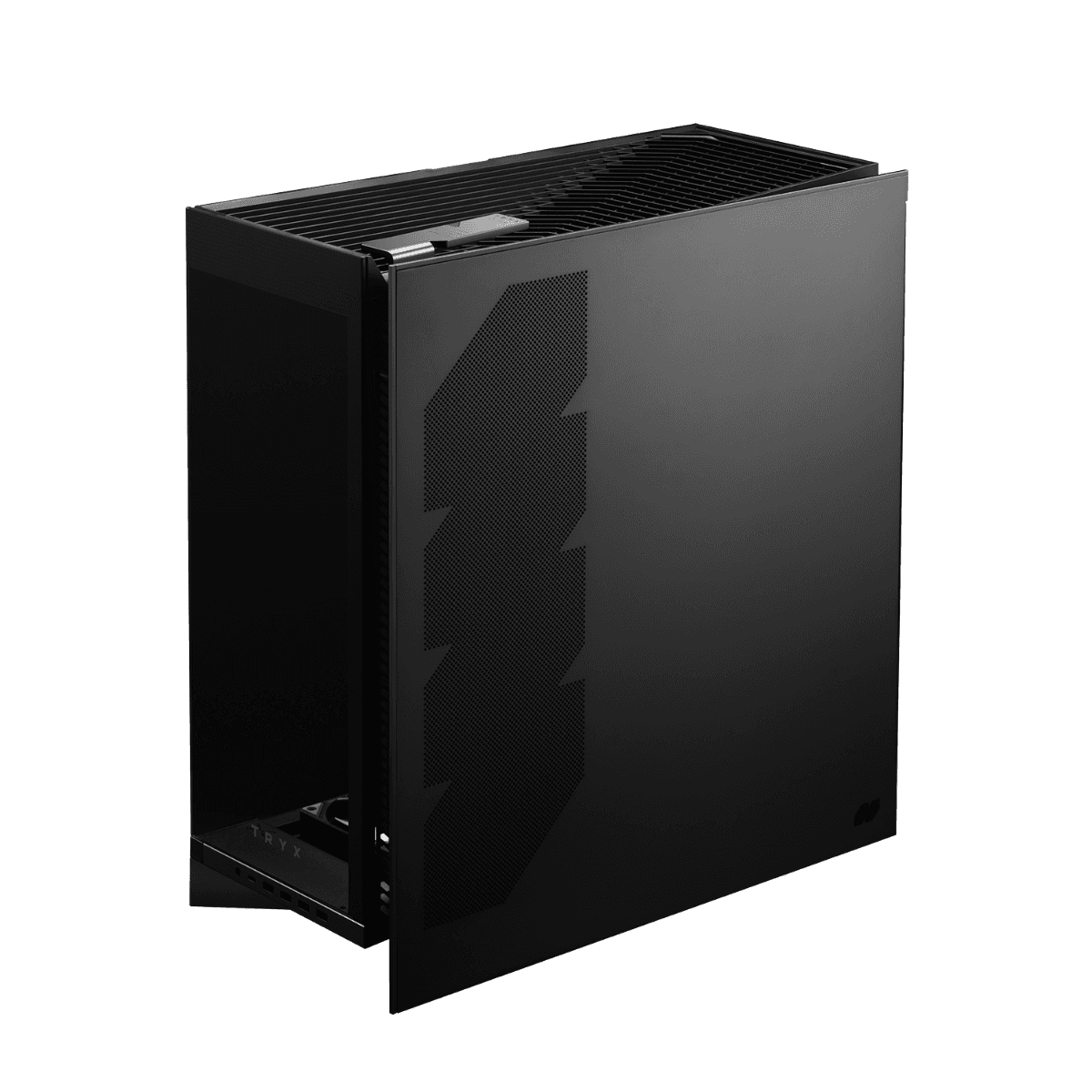 TRYX TRYX LUCA L70 Black Mid-tower E-ATX PC Case, 4mm Tempered Glass, Upto 8x 120mm Fans, Support ATX BTF motherboards, Includes Vertical GPU Bracket | C-L700N-NN0H-G0K - thumbnail 3