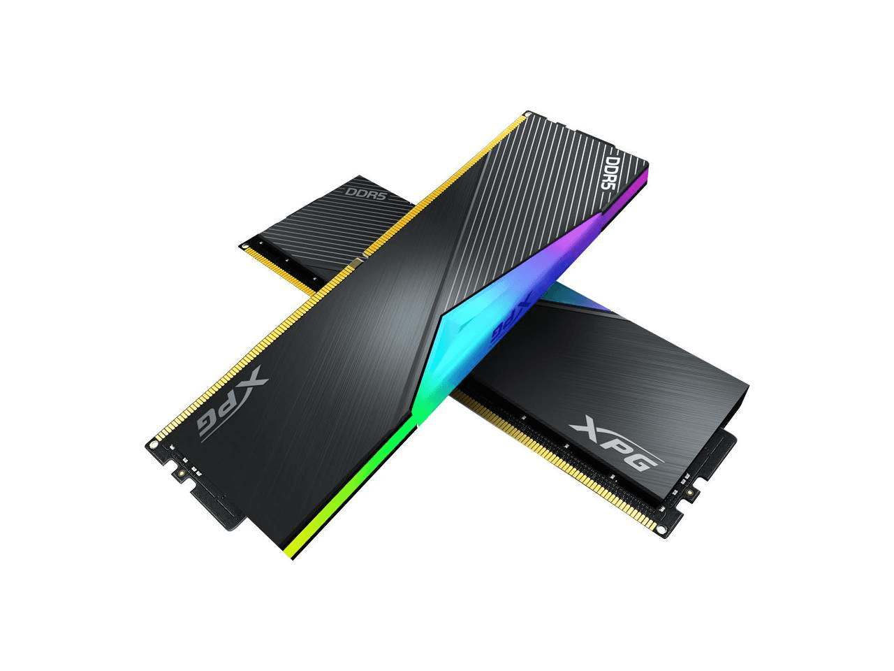 ADATA Adata XPG Lancer RGB 64GB (2x 32GB) DDR5 Desktop Memory, 6000 MHz Memory Speed, CAS Latency 30, AMD Expo & Intel XMP 3.0 Ready, 1.35V Voltage, 288-Pin, Black | AX5U6000C3032G-DCLARBK - thumbnail 3