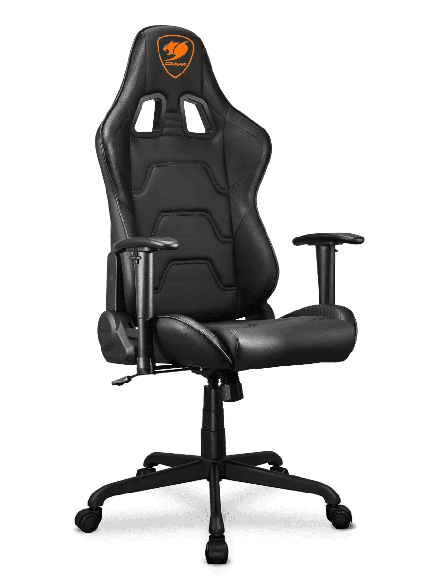 Cougar COUGAR Armor Elite Gaming Chair, Premium PVC Leather, 2D Armrest, Piston Lift Height Adjustment, Class 4 Gas Lift Cylinder, 160° Reclining, Up to 120Kg Max Load, Black | CG-CHAIR-ARMOR-ELITE-BLK - thumbnail 2