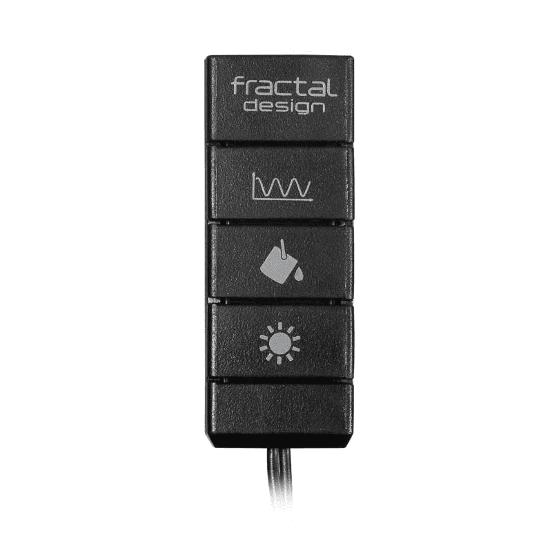 Fractal Design Fractal Adjust R1 RGB Controller, For full manual control over your Fractal Design Prisma AL Series fans | FD-ACC-ADJ-R1-BK - thumbnail 1