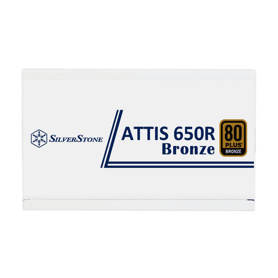 Silverstone Silverstone ATTIS 650R Bronze 80 PLUS Bronze 650W ATX 3.1 ATX White Power Supply, Active PFC+Double forward+DC to DC Design | SST-AT650R-BF-WBW (White) - thumbnail 4