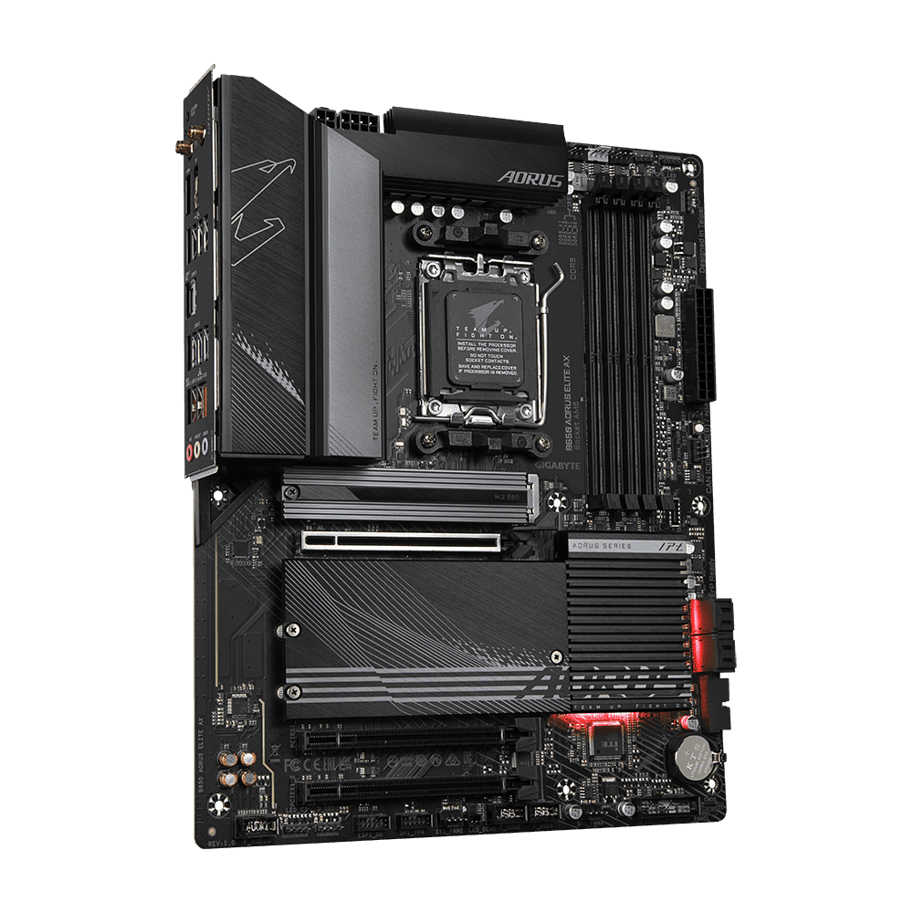 Gigabyte B650 Aorus Elite AX rev.1.x DDR5 ATX Motherboard, AMD B650 Chipset, AMD Socket AM5, NVMe SSD,Realtek 2.5GbE LAN & Wi-Fi 6E AX210, PCI 4x16/1x DP/1xHDMI/1 x USB Type-C | B650 AORUS ELITE AX thumbnail 4