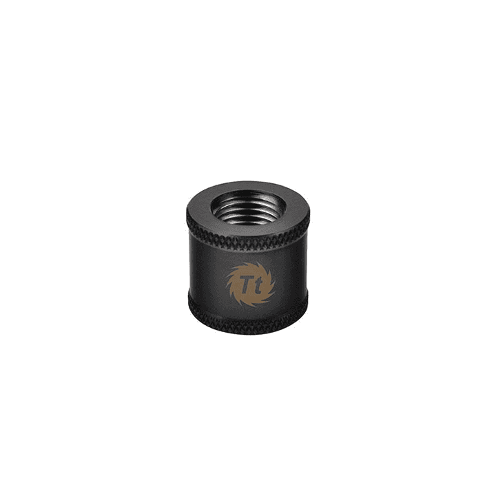 Thermaltake Thermaltake Pacific G1/4 Female to Female 20mm extender - Black CL-W049-CU00BL-A - thumbnail 1