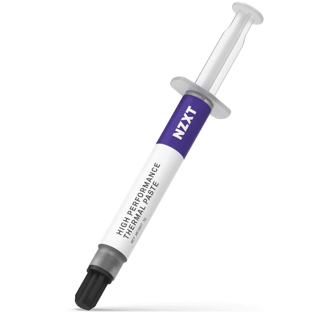 NZXT NZXT High-performance Thermal Paste (3g), Excellent thermal conductivity performance, Non-electrically conductive and non-curing which prevents short-circuiting, Easy to apply and clean, Versatile uses (CPU, GPU) Long life span | BA-TP003-01 - thumbnail 2