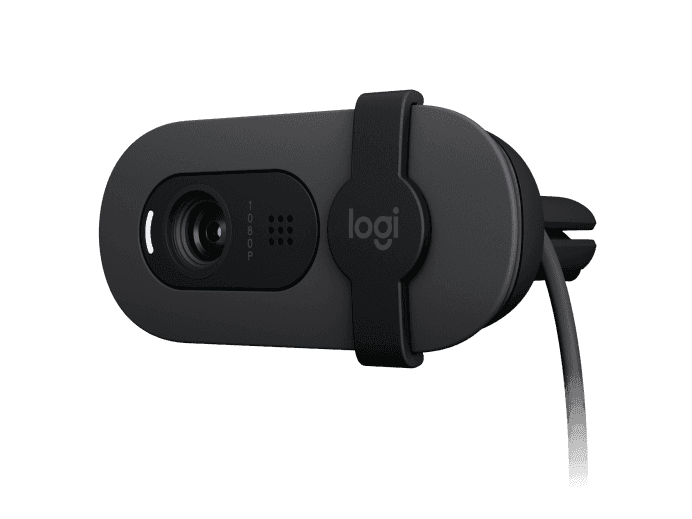 Logitech Brio 105 Full HD Business Webcam,1080p, Auto Light Balance, & Integrated Privacy Shutter, Graphite | 960-001592 thumbnail 5