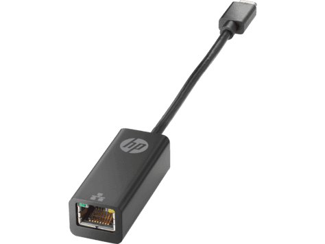 Hp HP USB Type C to RJ45 Adapter, Black | SPS-HP USB-C to RJ45 Adapter, FD - thumbnail 1