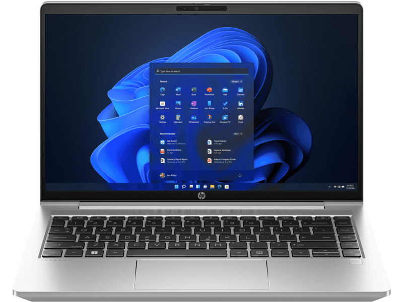 Hp HP ProBook 440 14 inch G10 Notebook PC,  i7 1355U 13th Gen, Intel UHD Graphics, 16 GB DDR4, 512 GB PCIe NVMe, Fingerprint sensor, FreeDOS, 3 Year Warranty, Pike silver | 969G5ET#BH5 - thumbnail 4