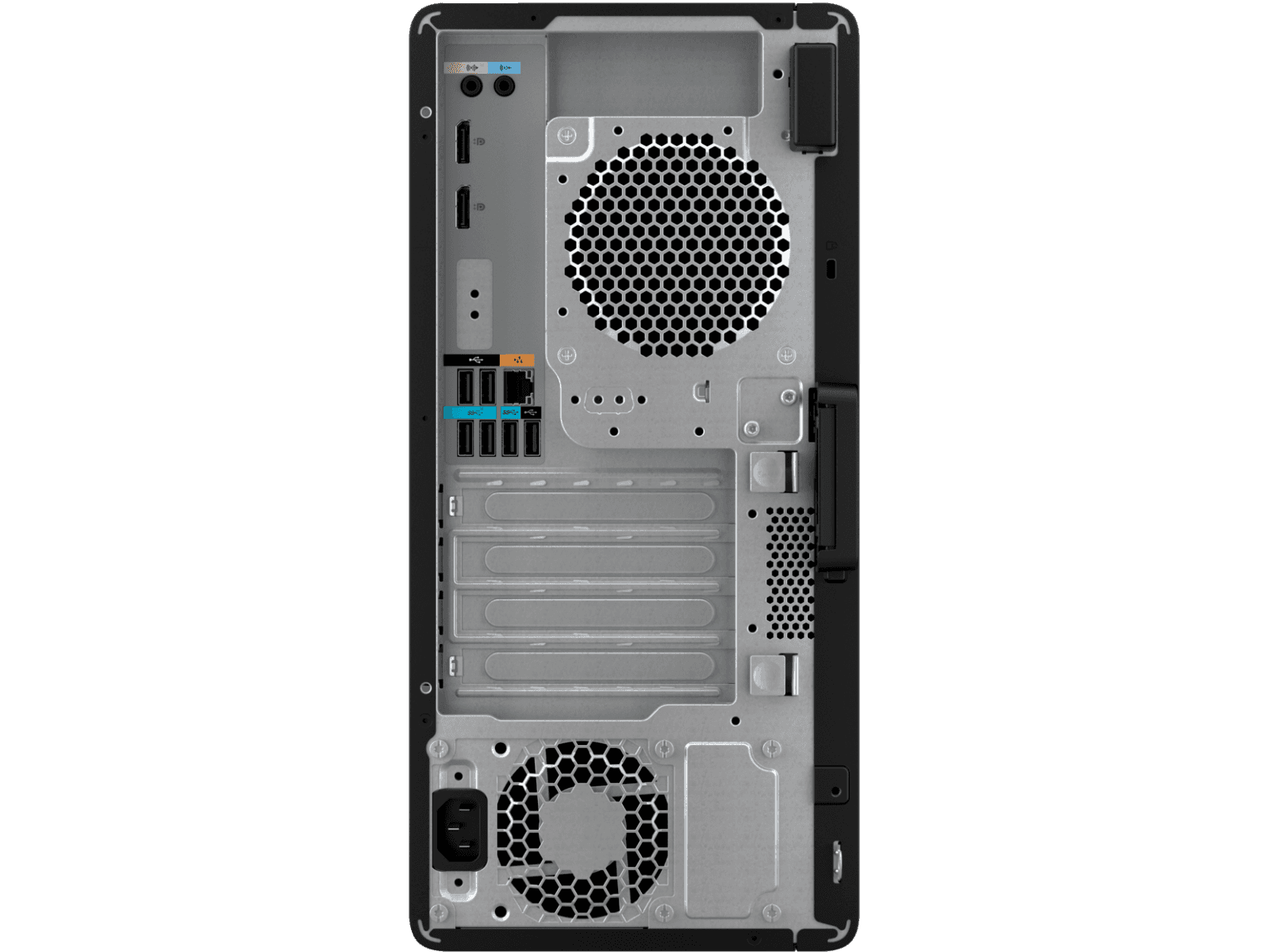 Hp HP Z2 G9 Tower Workstation Desktop Computer, Intel Core i7-14700K Processor, 16GB Ram, PNY NVIDA A400 4GB Graphics,  1TB SSD, Keyboard and Mouse, W11 Pro, 3 Year Warranty, No Included ODD - thumbnail 3