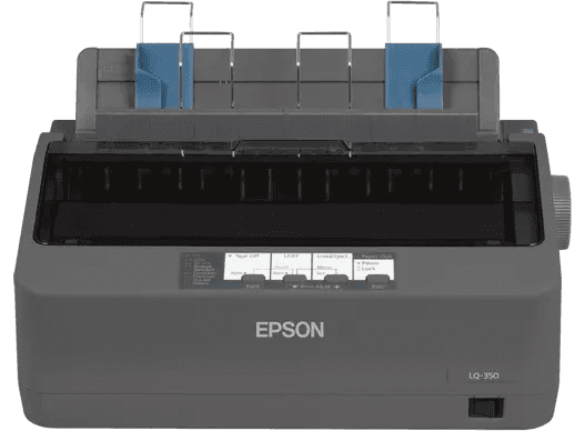 EPSON Epson LQ-350 Impact Dot Matric Printer, HighSpeed-Draft: 10 cpi: 347 chars/s, LQ: 10 cpi: 86 chars/s, Draft: 10 cpi: 260 chars/s, Carbon Copies 3 plus one original, MTBF of 10,000 operating hours, Resolution 360 x 180 DPI,  USB 2.0, RS-232 | C11CC25002 - thumbnail 1